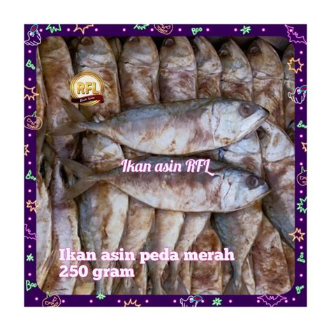 Jual Ikan Asin Peda Merah Super Gram Shopee Indonesia