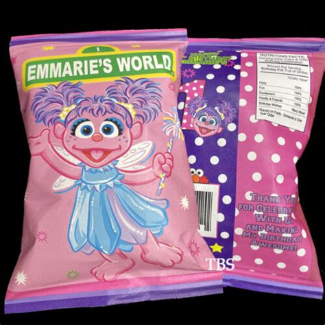 Abby Cadabby Party Favor Chip Bags The Brat Shack Ny