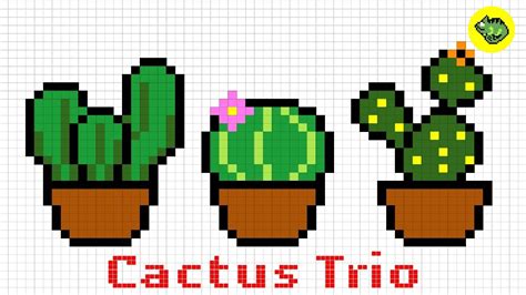 Cactus Pixel Art Brik Pixel Art Designs Minecraft Pixel Art Pixel Images