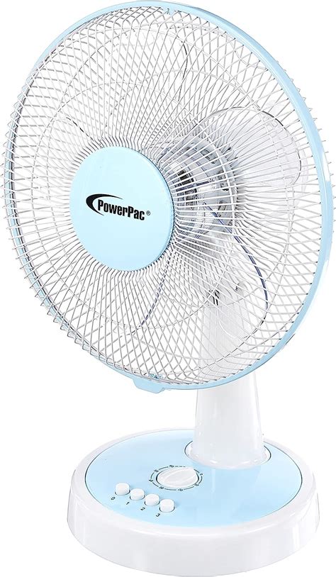 Powerpac Pptf Desk Fan With Oscillation Timer Amazon Sg Home