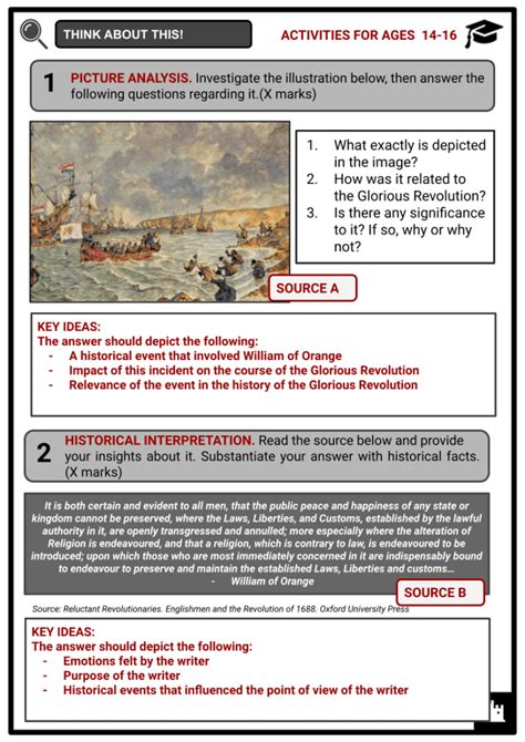 Glorious Revolution | Background, Events, Legacy | History Worksheets