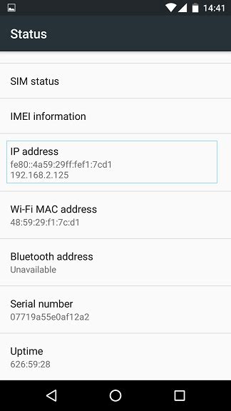 How To Find Your Android Device Ip Address Global Network Services Ltd