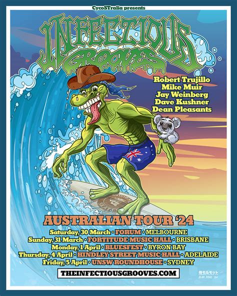 INFECTIOUS GROOVES - Australian Tour 2024 - Everyday Metal