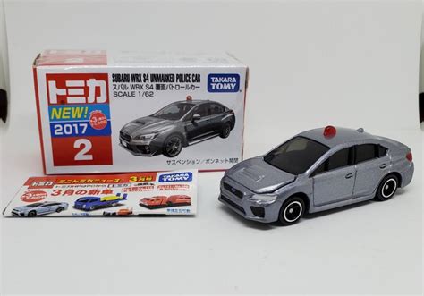 Takara Tomy Tomica 2 Subaru WRX S4 Unmarked Police Car 興趣及遊戲 玩具 遊戲類