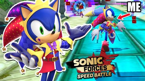 New Skin Jester Sonic Party Matches Sonic Forces Speed Battle