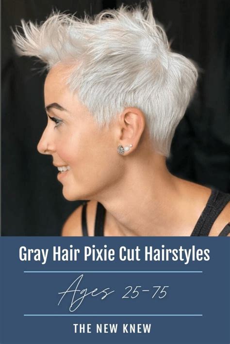 Gray Hair Pixie Cut Hairstyles for Any Age | The New Knew