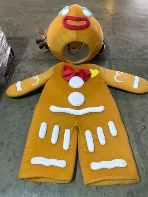 GINGERBREAD MAN MASCOT COSTUME Luxury Apparel On Carousell