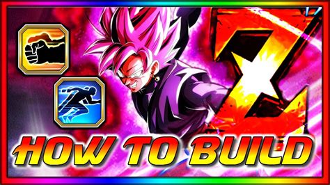 HOW TO BUILD EZA LR INT GOKU BLACK ROSE DBZ Dokkan Battle YouTube