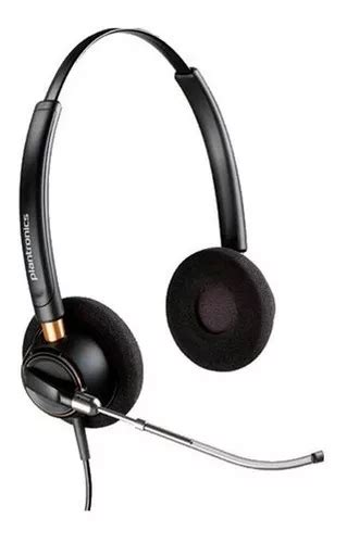 Diadema Auricular Plantronics Encorepro Binaural Negro Mercadolibre