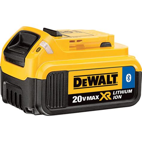 FREE SHIPPING DEWALT 20V MAX XR Li Ion Battery With Bluetooth Model