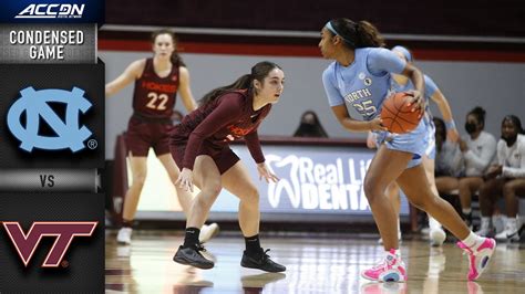 North Carolina Vs Virginia Tech Condensed Game Acc Women S