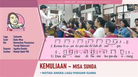 Lagu Ordinarium Kemuliaan Misa Sunda Madah Bakti Komunitas