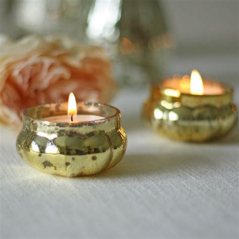 Mini Mercury Gold Floating Tea Light Holders The Wedding Of My Dreams