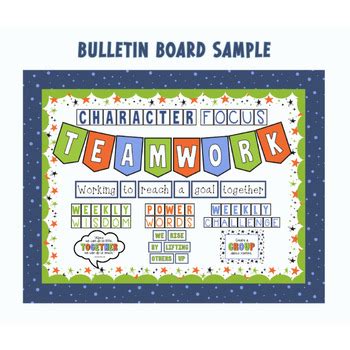 Teamwork Bulletin Board Kit | Social Emotional Learning Activities for K-6th