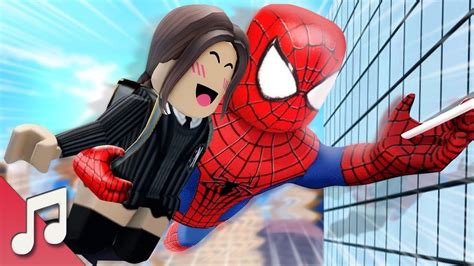 Roblox Song Spider Man X Wednesday Movie ♪ Imagine Dragons Bones