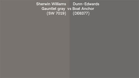 Sherwin Williams Gauntlet Gray Sw Vs Dunn Edwards Boat Anchor