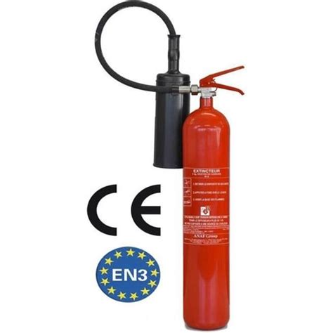 Extincteur Co Capacit Kg Ce Avec Support Fixation Ref Mbk Ca