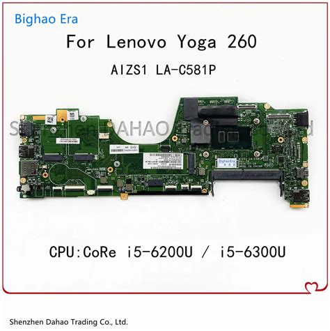 Aizs1 La C581p For Lenovo Yoga 260 Laptop Motherboard With Intel Core