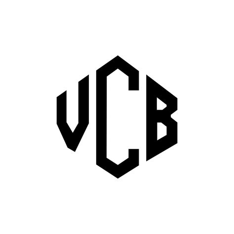 VCB letter logo design with polygon shape. VCB polygon and cube shape logo design. VCB hexagon ...