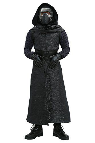 Adult Kylo Ren Halloween Costume Complete Outfit With Hooded Cloak