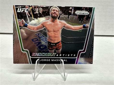 Panini Prizm Knockout Artists Ufc Card Jorge Masvidal Mma Ebay