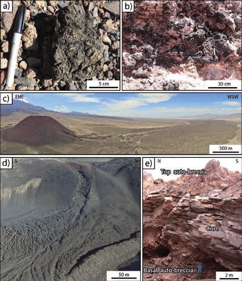 Field Photographs Of Lithofacies Of The Monogenetic Volcanoes In