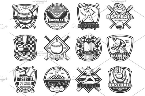 Baseball Sport Game Icons