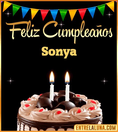 Happy Birthday Sonya  🎂 Images Animated Wishes【28 S】 Make Her