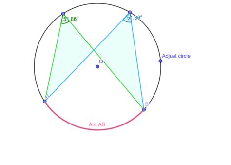 Angle Theorem 3 Geogebra