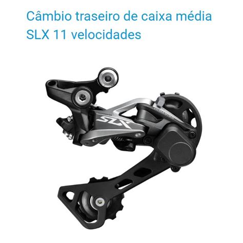 CÂMBIO TRASEIRO MTB 11V SLX RD M7000 GS PRETO PN IRDM700011GS SHIMANO