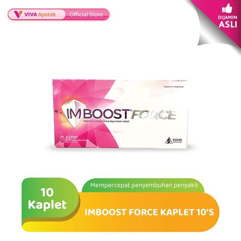 Jual Imboost Force Untuk Memelihara Daya Tahan Tubuh Kaplet