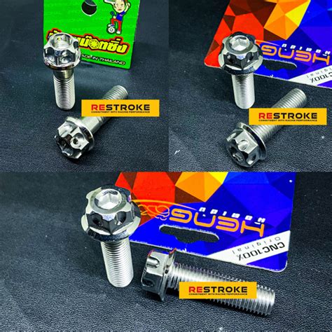 Jual BAUT KALIPER RX KING MODEL 2 KUNCI ORIGINAL PROBOLT STAINLESS