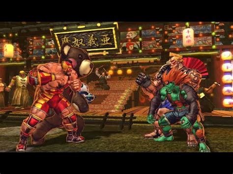 Street Fighter X Tekken Zangief Kuma VS Blanka Jack X YouTube