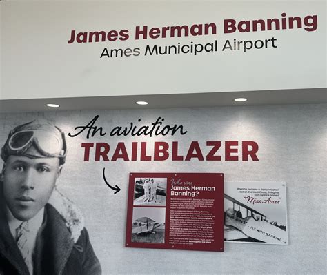 Ames Municipal Airport renamed in honor of James Herman Banning