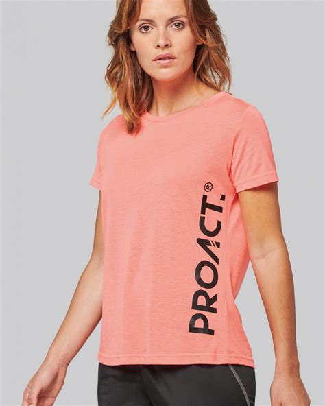 T shirt triblend sport femme personnalisé Proact PA4021