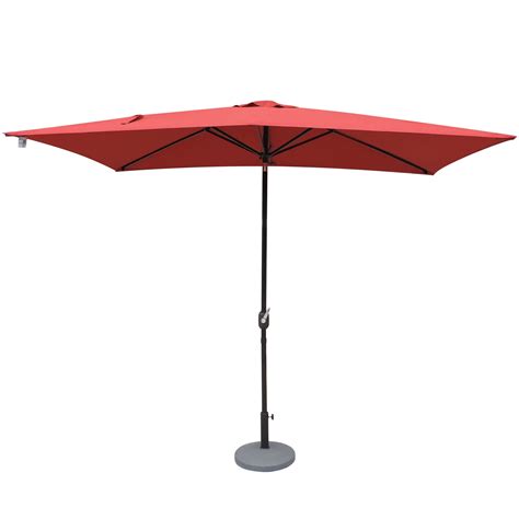 Island Umbrella Adriatic 6 5 Ft X 10 Ft Rectangular Market Umbrella In