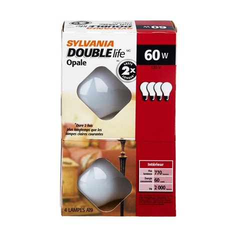 Sylvania Double Life Soft White Watt Indoor Light Bulb Ct