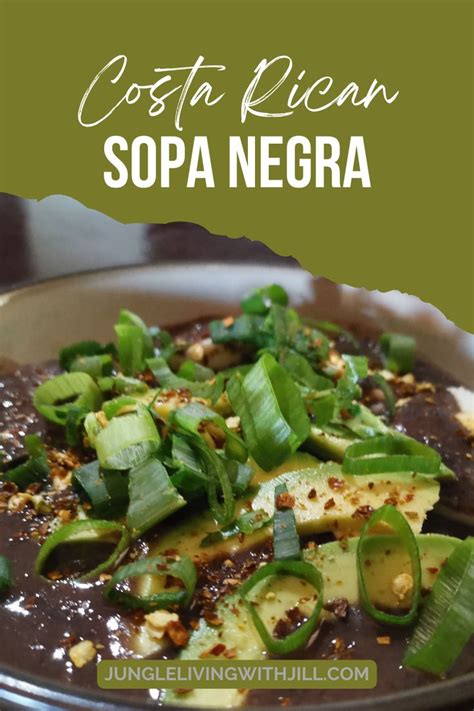 Sopa Negra Costa Rican Black Bean Soup The Ultimate Comfort Food