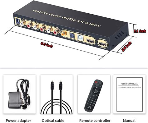 Convertitore Audio Hdmi 51 Decoder Dac Dts Ac3 Flac Ubuy India