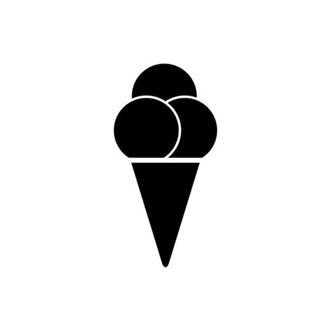 Ice Cream Single Scoop Icon Vectors And Illustrations For Free Download