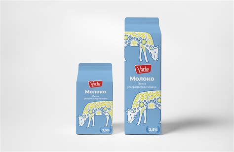 Milk packaging design on Behance