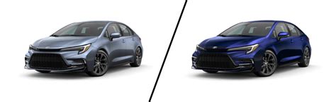 2023 Toyota Corolla SE vs. XSE | Compare the Differences