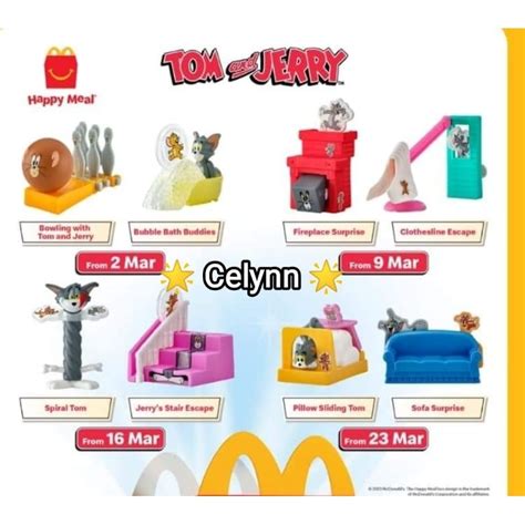 McDonald S Mcdonalds Mekdi McD Happy Meal Toys Tom Jerry 2023