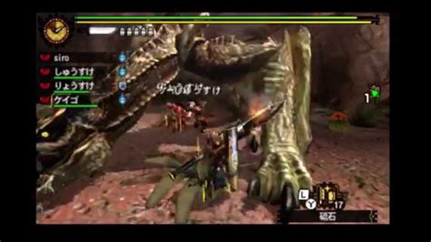 【mh4g】g★2 ティガレックス亜種 ガンランス【集会所g級】 Youtube