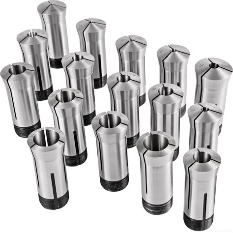 Vevor 5c Collet Set, Lathe Collet 15 Pcs, Precise 5c Collet Holder For ...