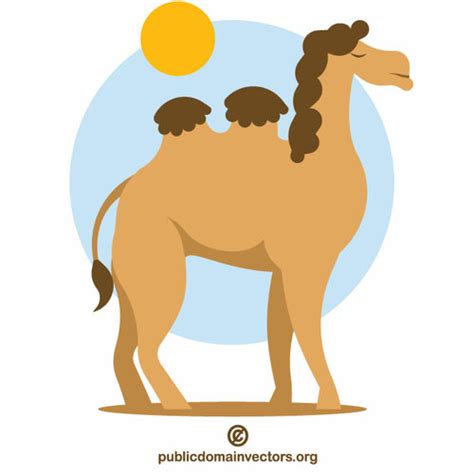 Camel Cartoon Clip Art Public Domain Vectors