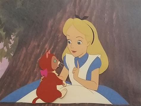 Art And Collectibles Alice In Wonderland Animation Cel Disney Animated