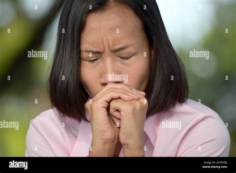 Diverse Female Praying Stock Photo Alamy