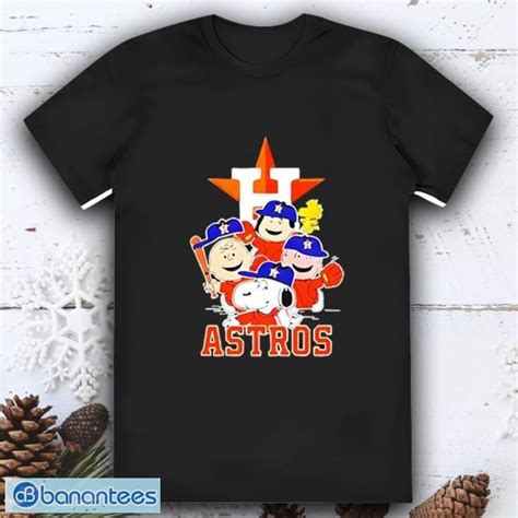 Houston Astros Charlie Brown Snoopy Mlb Shirt Banantees