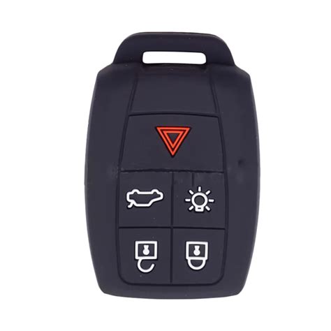 Coque De Cl De Voiture Intelligente Boutons Coque Noire Adapt E Pour